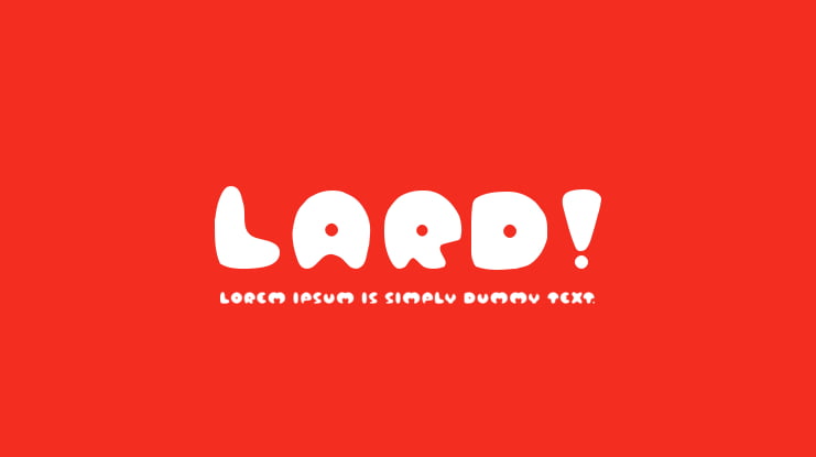 Lard! Font