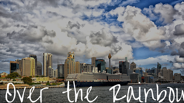 Over the Rainbow Font