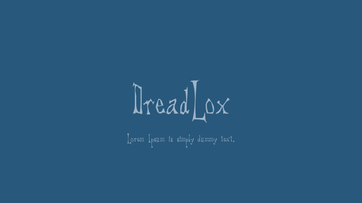 DreadLox Font
