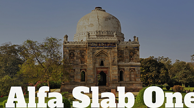 Alfa Slab One Font