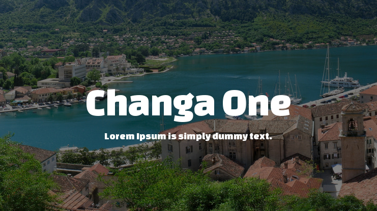 Changa One Font Family