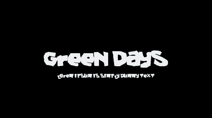 Green Days Font