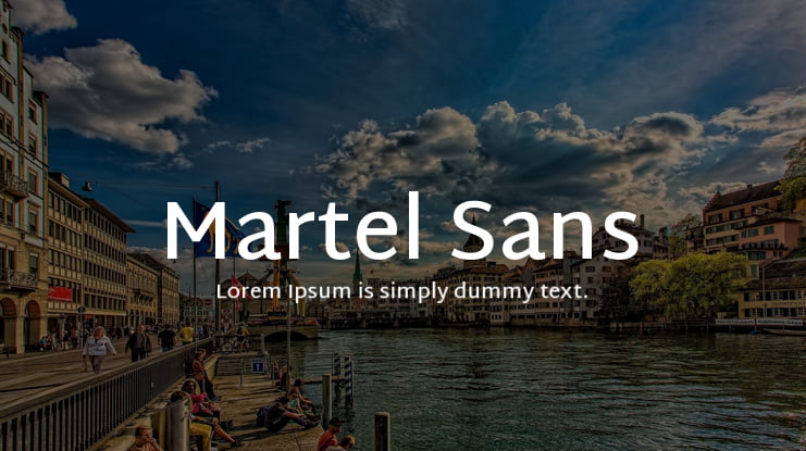 Martel Sans Font Family