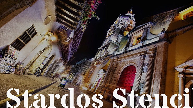 Stardos Stencil Font Family