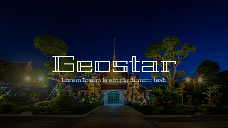 Geostar Font