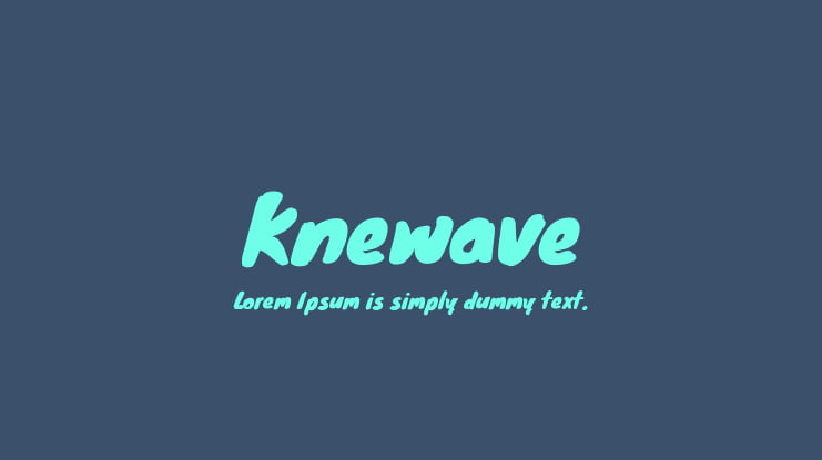 Knewave Font Family