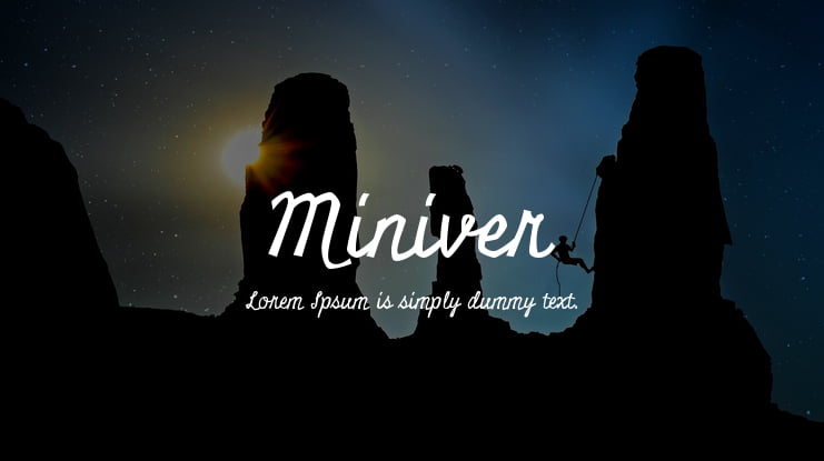 Miniver Font