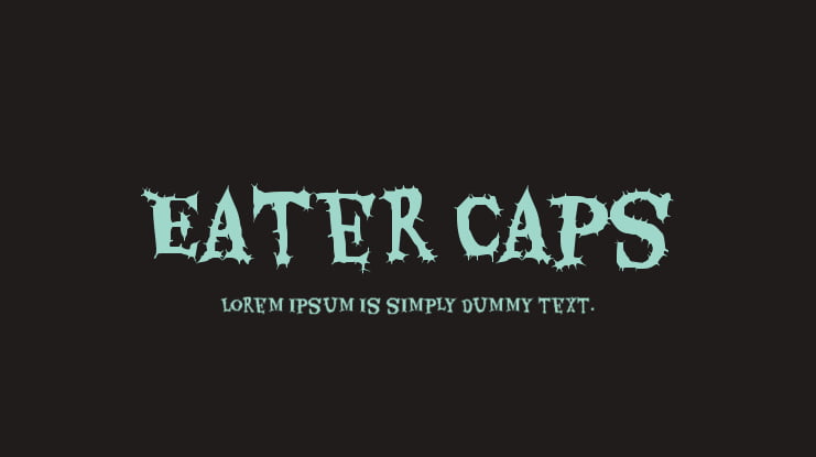Eater Caps Font