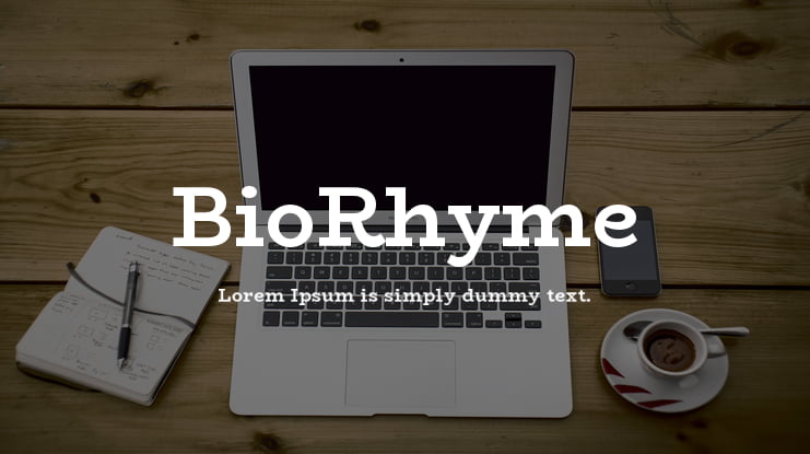 BioRhyme Font Family