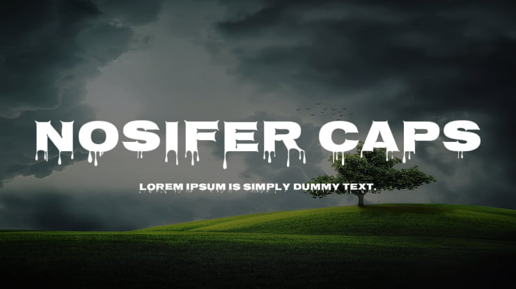 Nosifer Caps Font