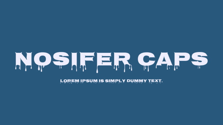 Nosifer Caps Font