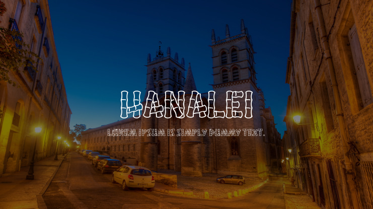 Hanalei Font
