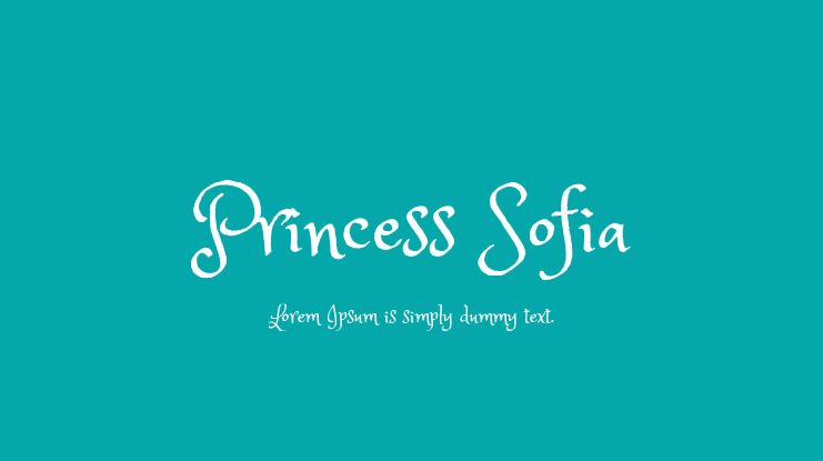 Princess Sofia Font