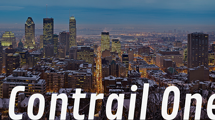 Contrail One Font