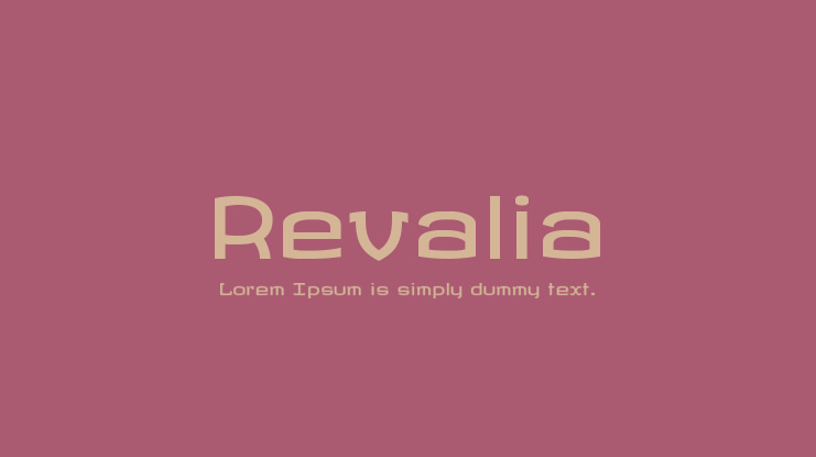 Revalia Font