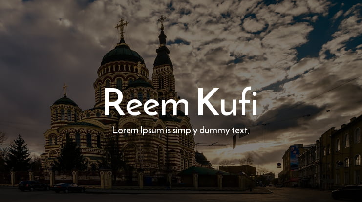 Reem Kufi Font Family