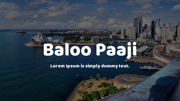 Baloo Paaji Font