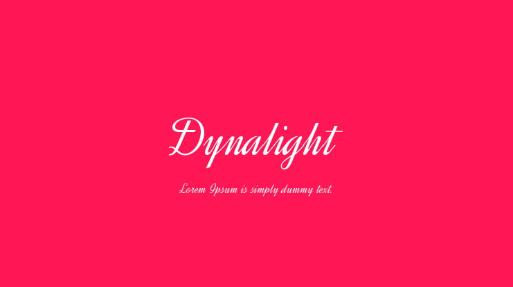 Dynalight Font