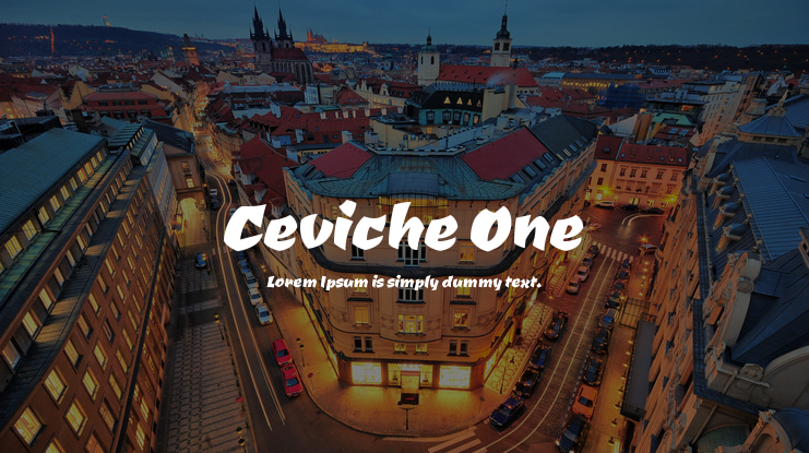 Ceviche One Font