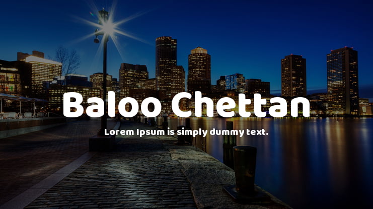 Baloo Chettan Font
