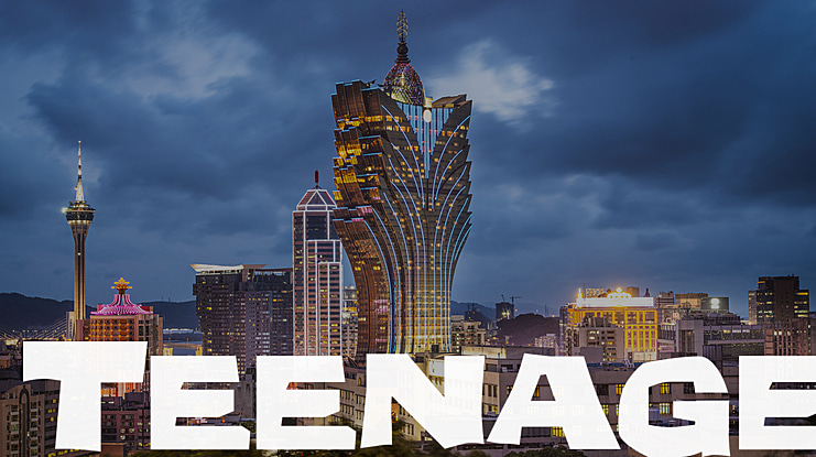 Teenage Delinquent Font