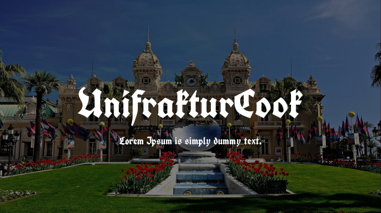 UnifrakturCook Font