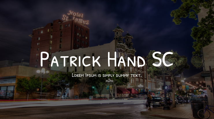 Patrick Hand SC Font