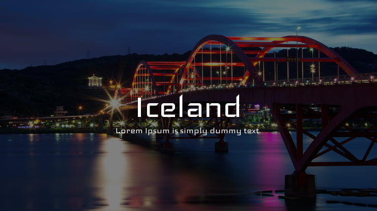 Iceland Font
