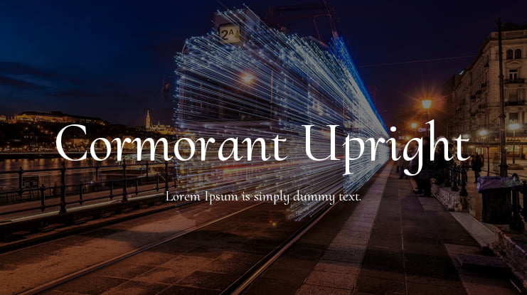 Cormorant Upright Font Family