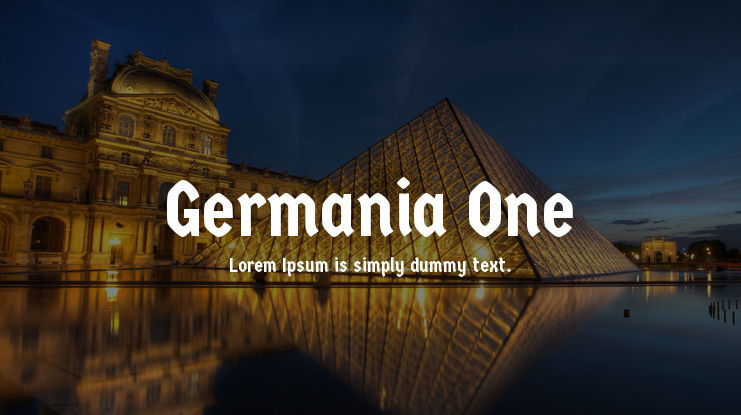 Germania One Font