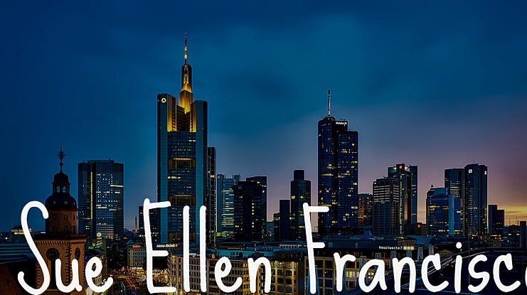 Sue Ellen Francisco Font Family
