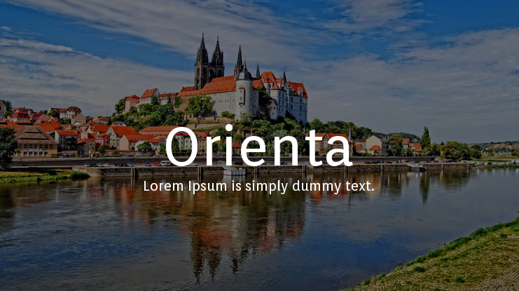 Orienta Font Family