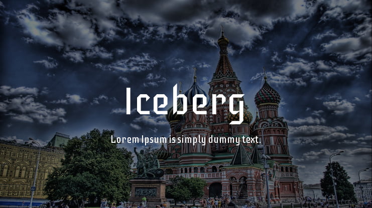 Iceberg Font