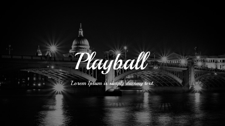 Playball Font Family