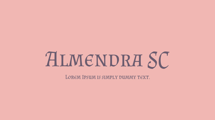 Almendra SC Font