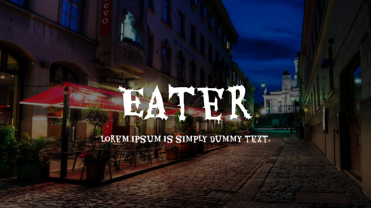 Eater Font