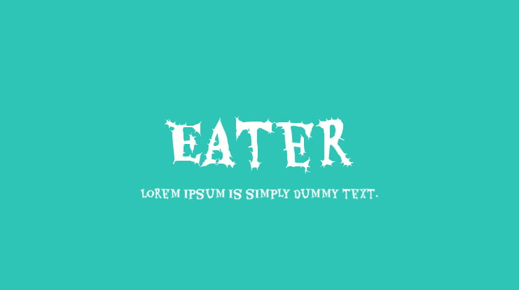 Eater Font