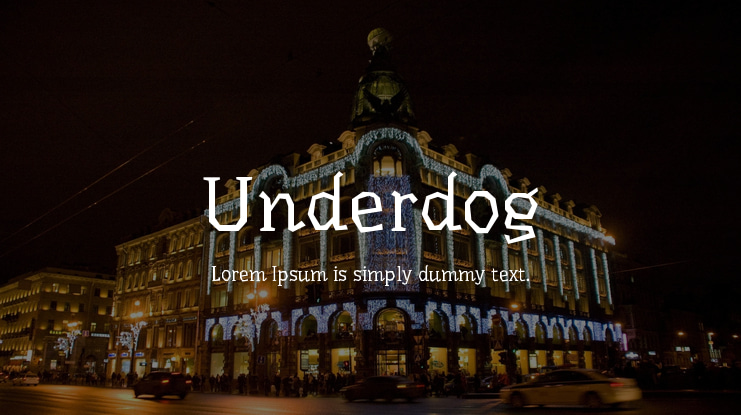 Underdog Font