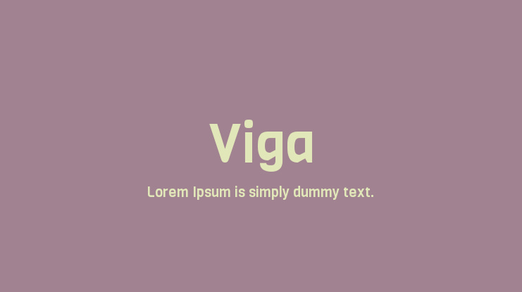 Viga Font