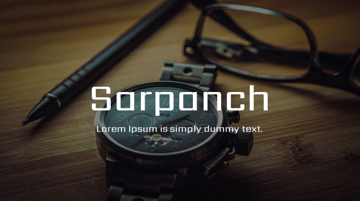 Sarpanch Font Family