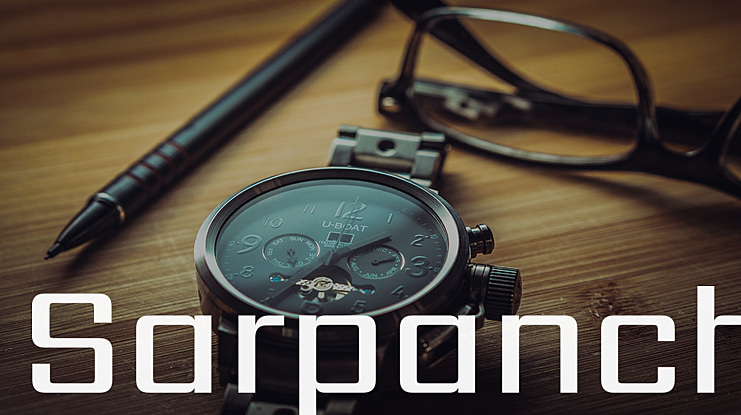 Sarpanch Font Family