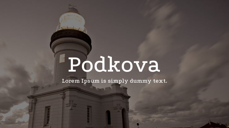 Podkova Font Family