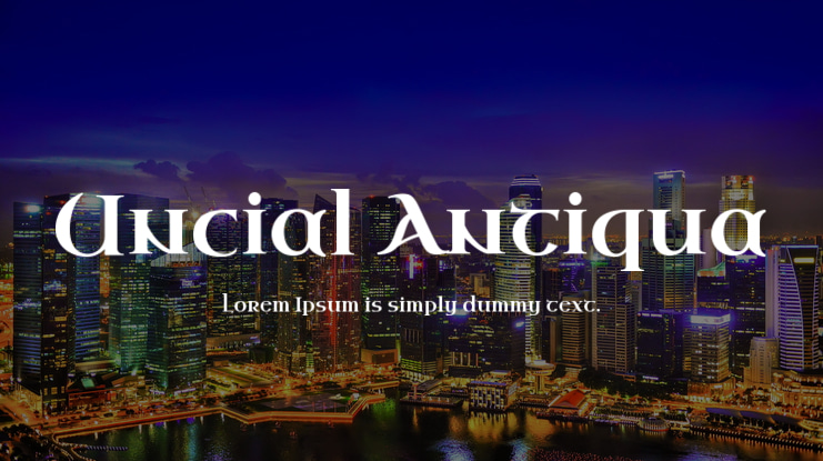 Uncial Antiqua Font