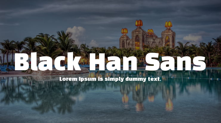 Black Han Sans Font