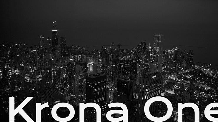 Krona One Font