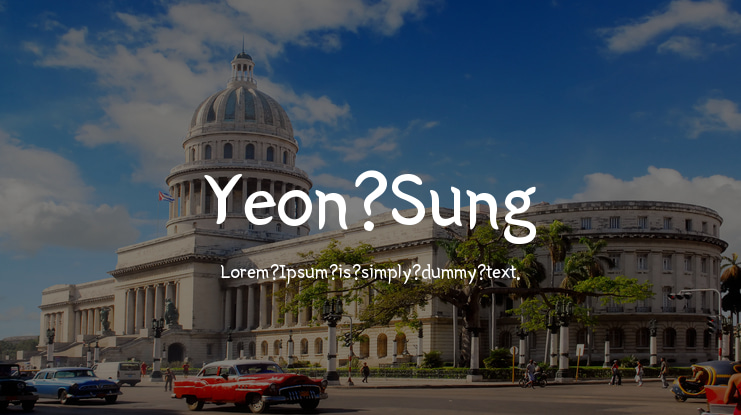 Yeon Sung Font