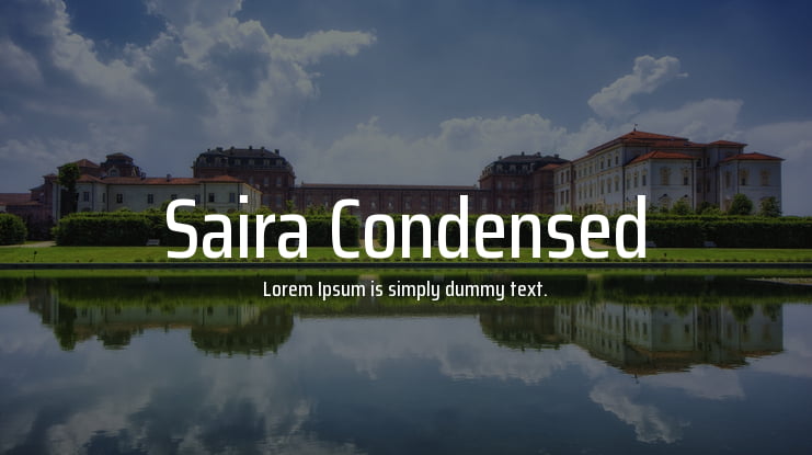 Saira Condensed Font Family