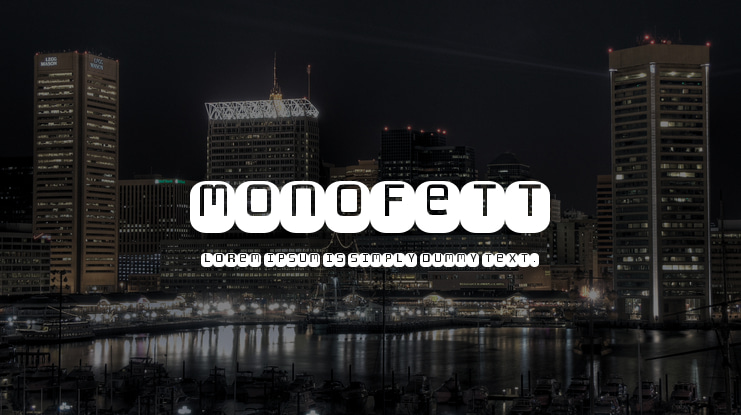 Monofett Font Family