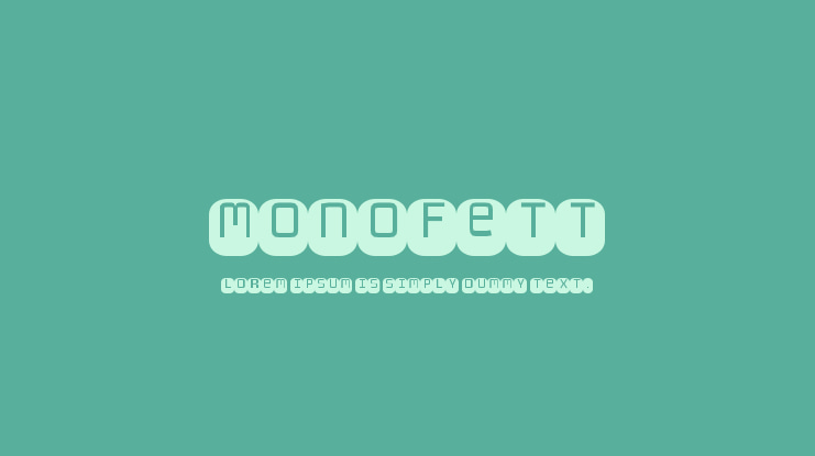 Monofett Font Family