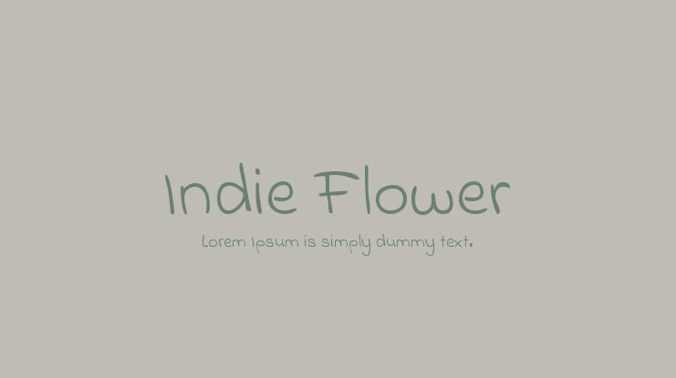 Indie Flower Font